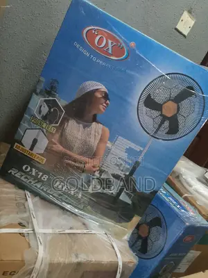 Quality OX 18 Inches Hexa Rechargeable Standing Fan