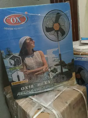 Best OX 18 Inches Hexa Rechargeable Standing Fan