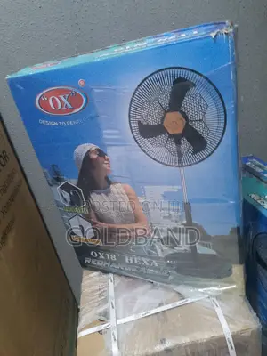 Reliable OX 18 Inches Hexa Rechargeable Standing Fan
