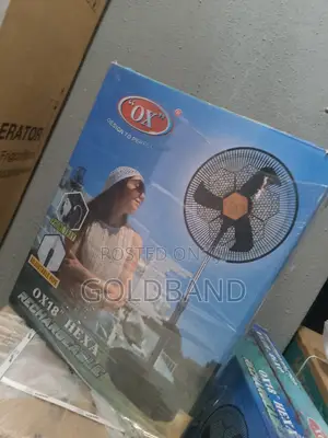 OX 18 Inches HEXA RECHARGEABLE STANDING FAN- Home Office