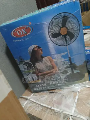 Brand New OX 18" Hexa Rechargeable Standing Fan