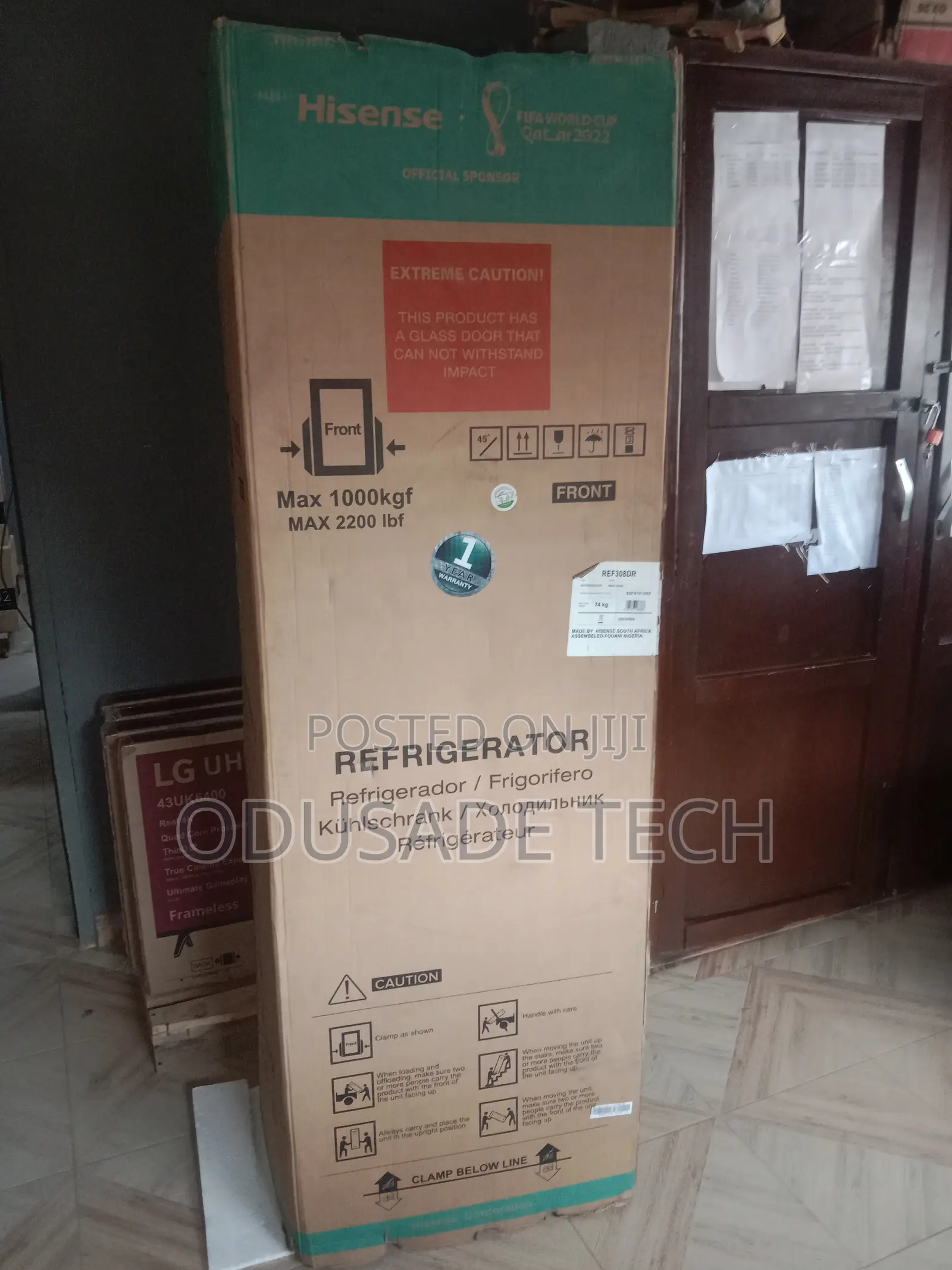 Best Choice Hisense 308dr 300l Double Door Refrigerator