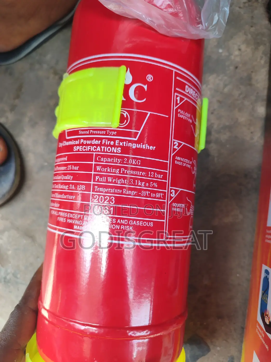 2kg Fire Extinguisher