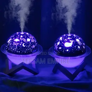 2 In 1 Moon-shaped LED Lamp