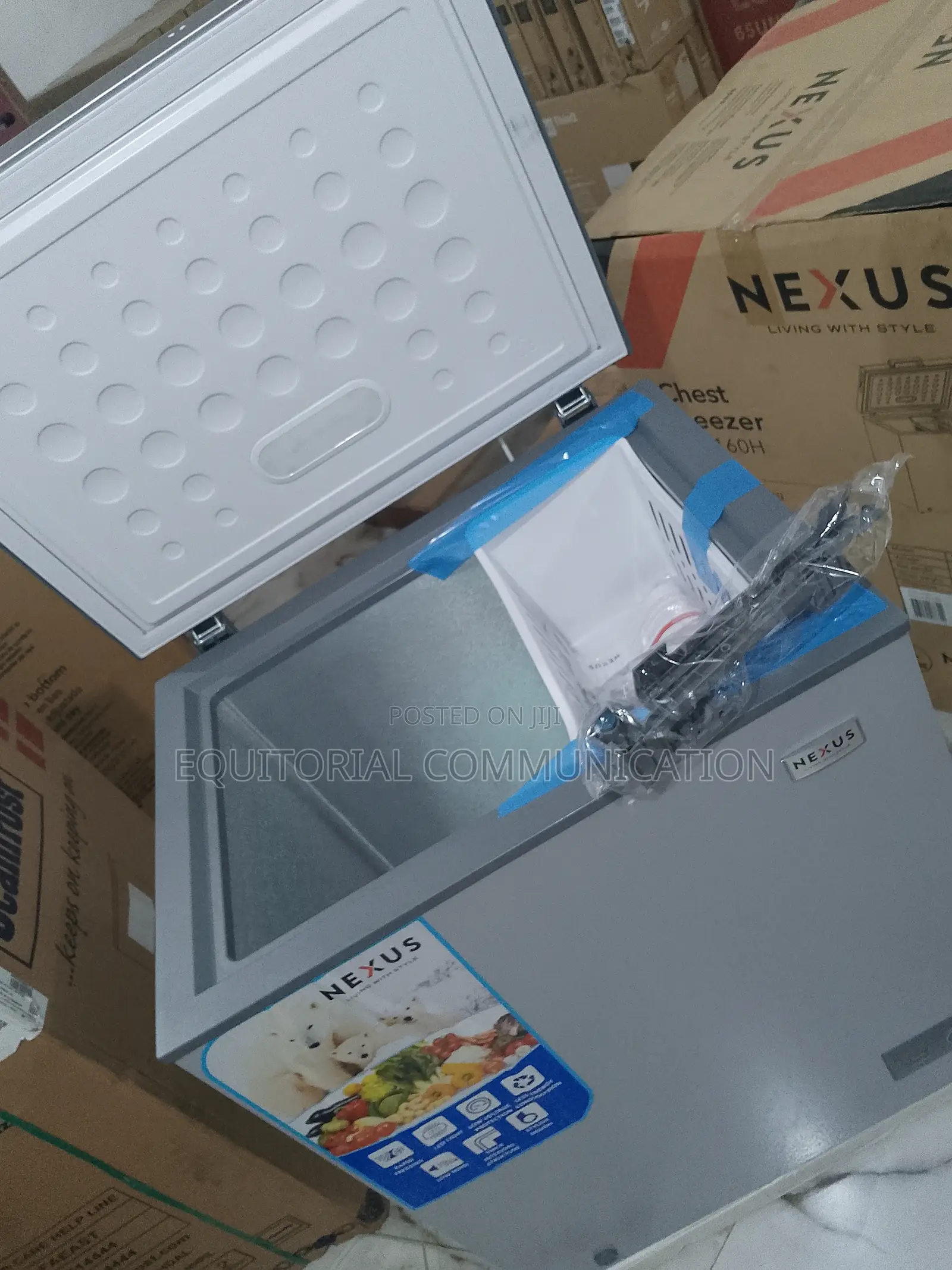 Nexus Nx-265g Chest Freezer Silver