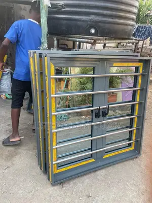Aluminum Casement Window With Burglary