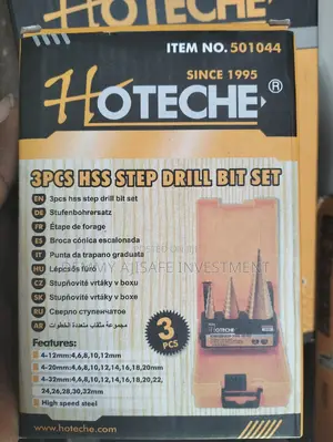 Hoteche Step Bit Set(3pcs)