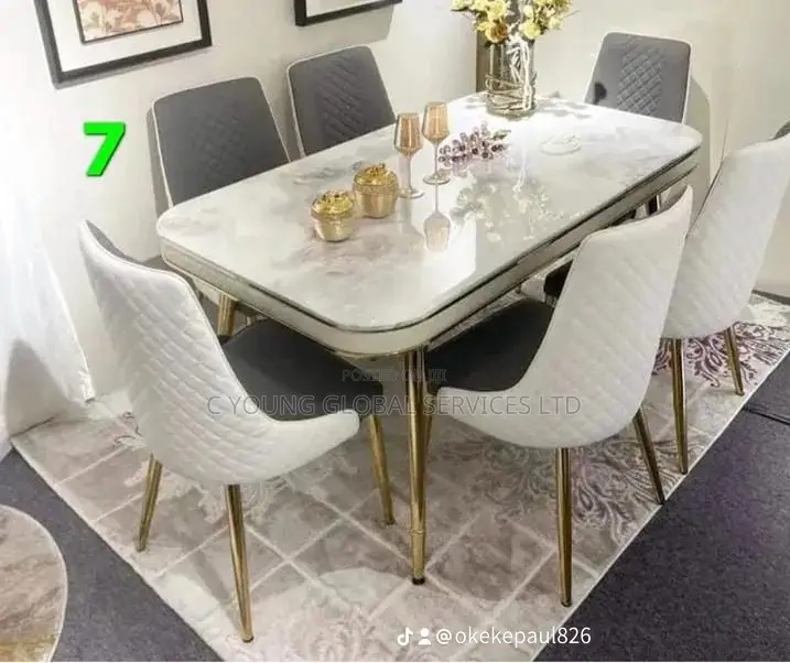 High Quality Dining Table Marble by 6