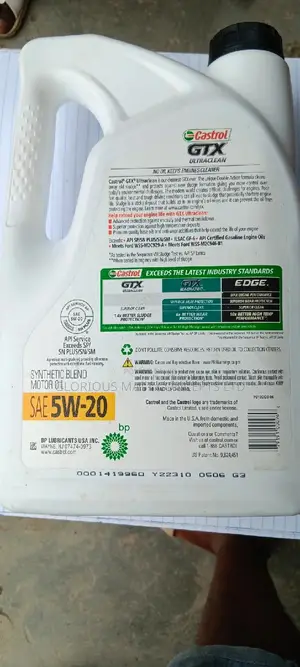 Castrol GTX 5w-30 5liter Fully Synthetic Engine Oil