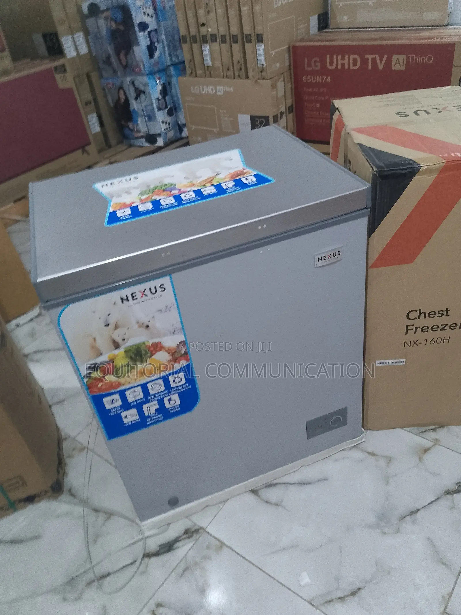 (Nexus Nx-265g Chest Freezer Silver )