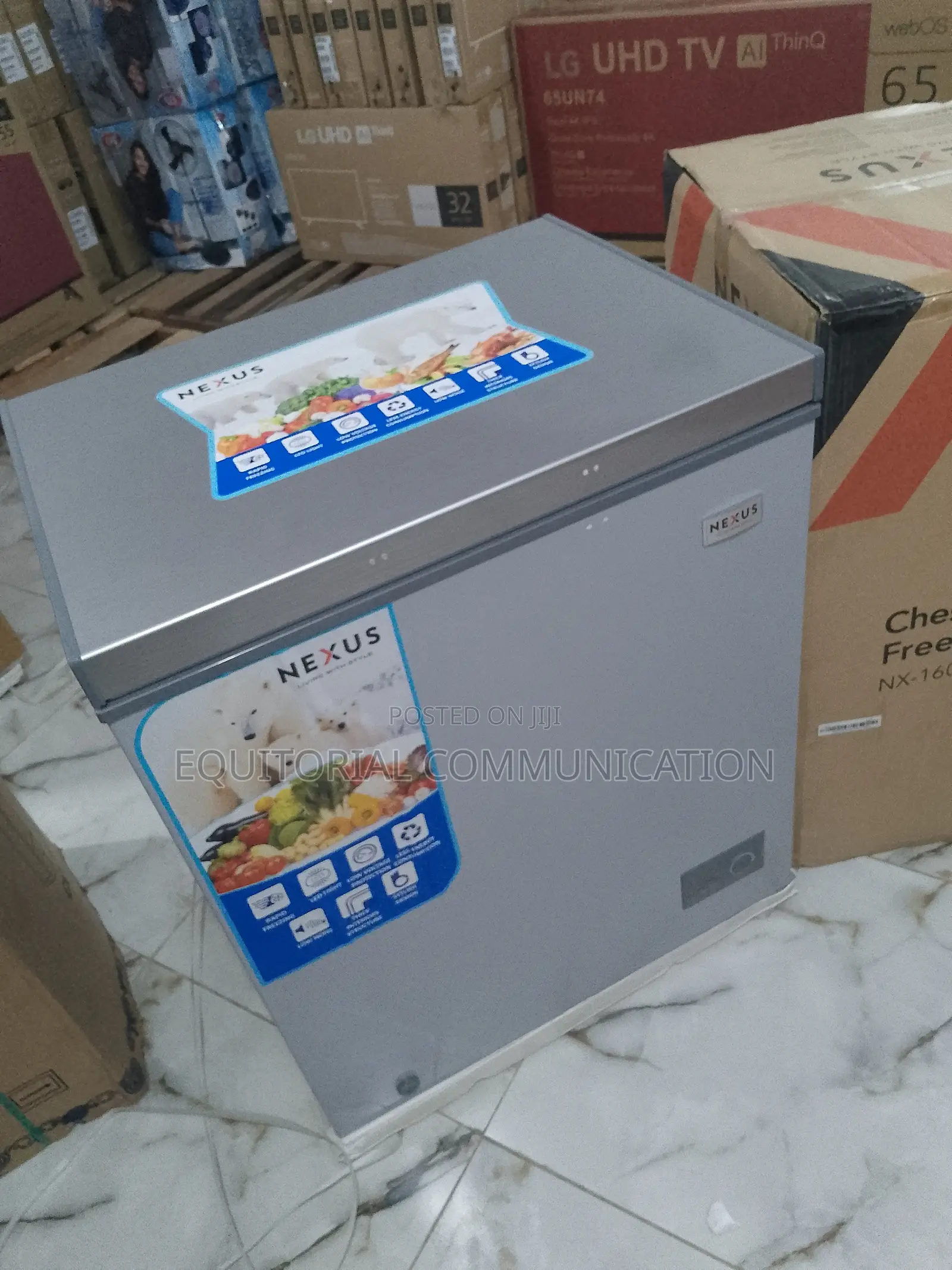 (Nexus Nx-265g Chest Freezer Silver )