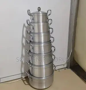 5pcs Aluminum Stock Pot Set
