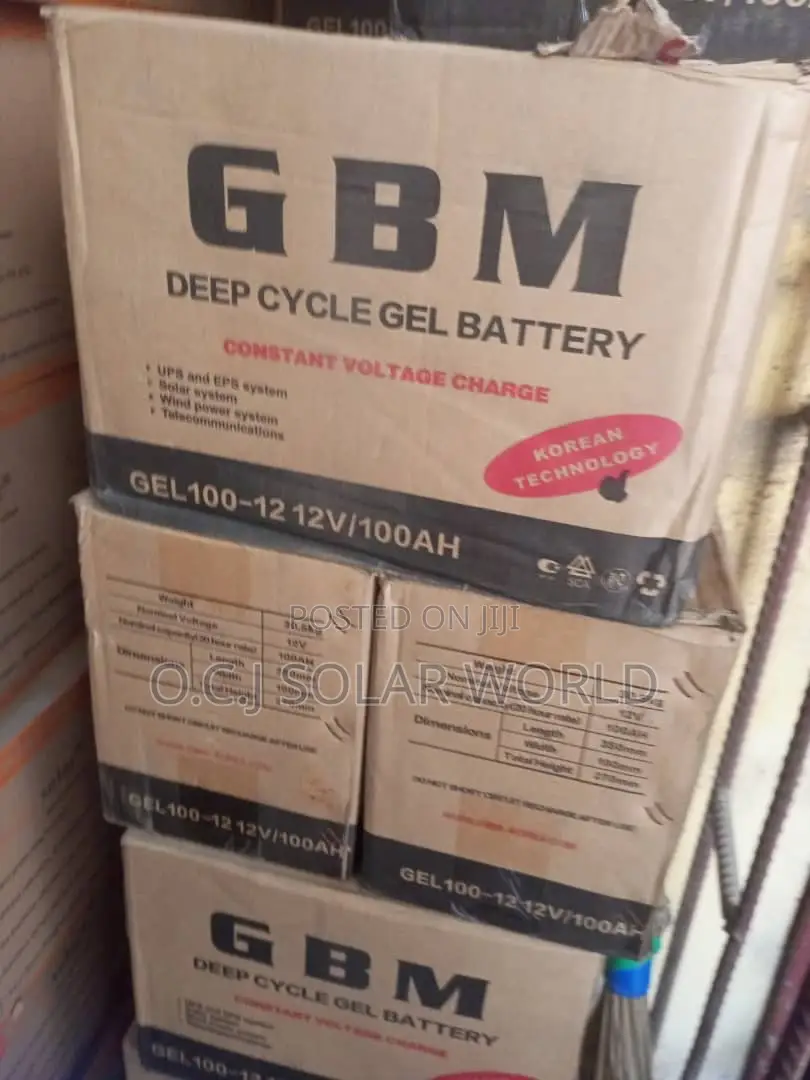 100ah GBM Solar Battery