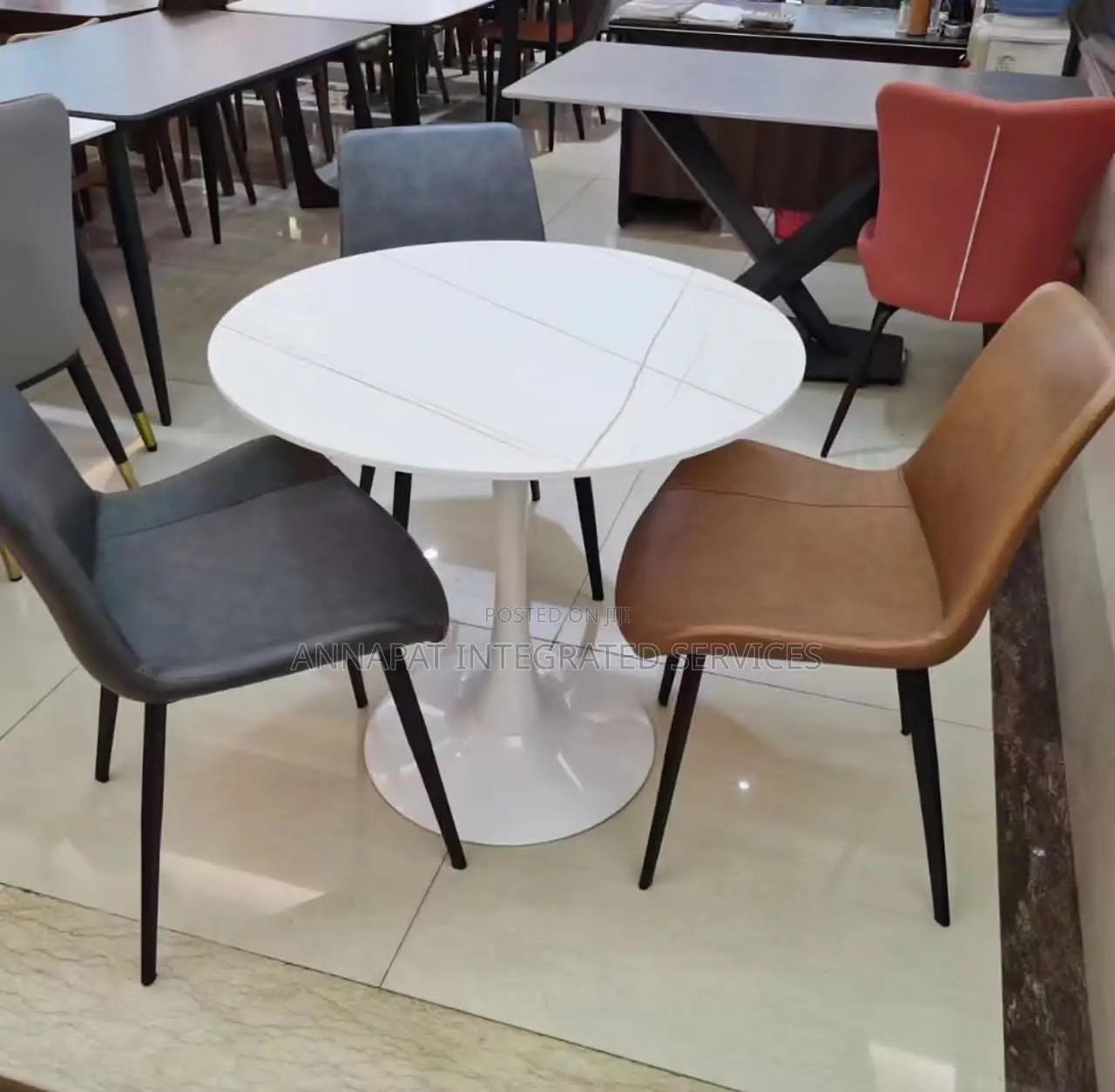 Chair and Marble Table