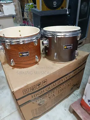 Complete Yamaha 5pcs Drum With Thick Cymbals And Hi-hat