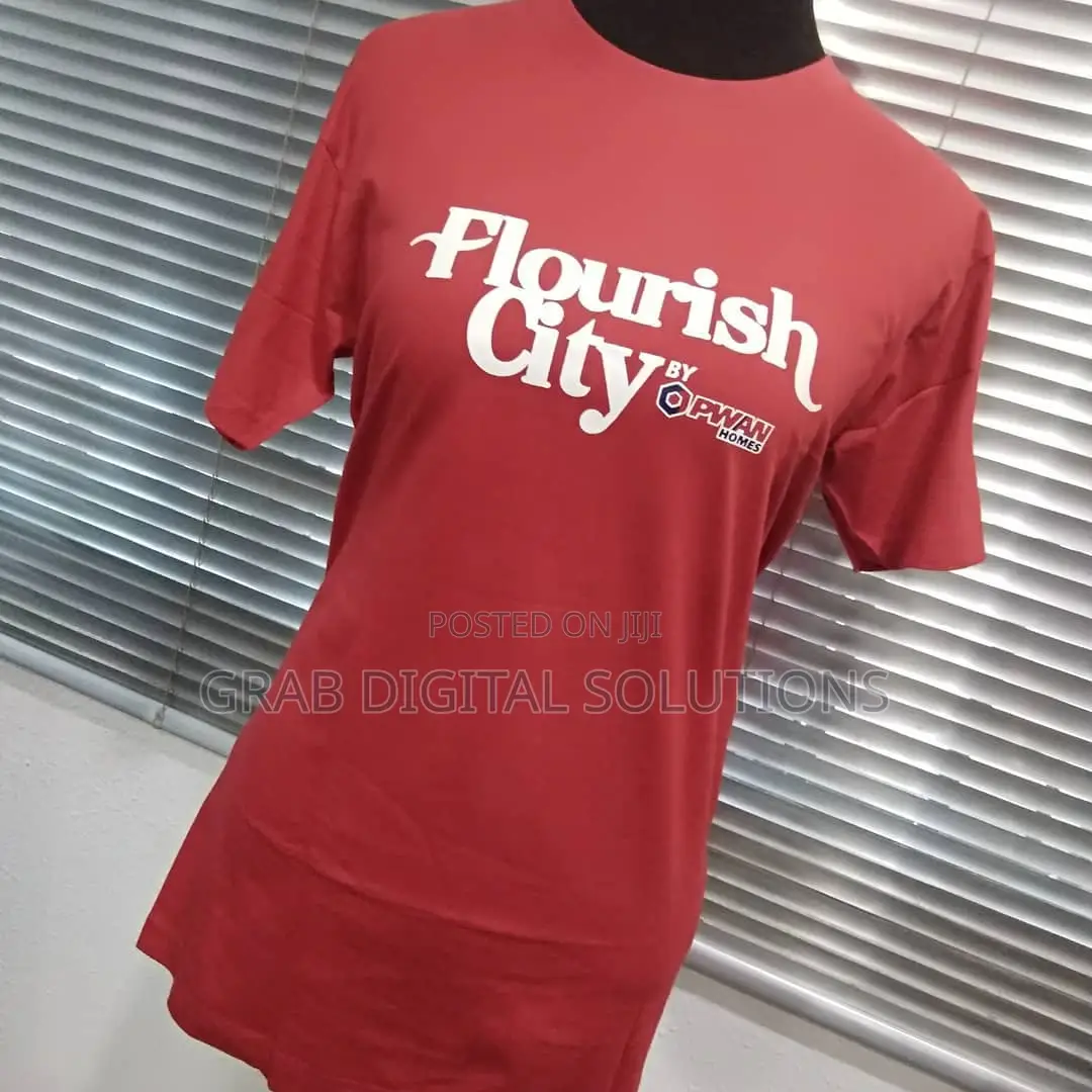 Custom Branded Round Neck T-Shirts Prints for Conferences
