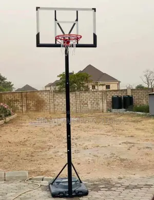 Photo - Portable Basketball System With Backboard Accessories
