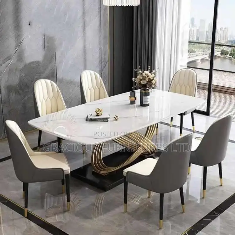 Quality Dinning Table by With 6 Chairs
