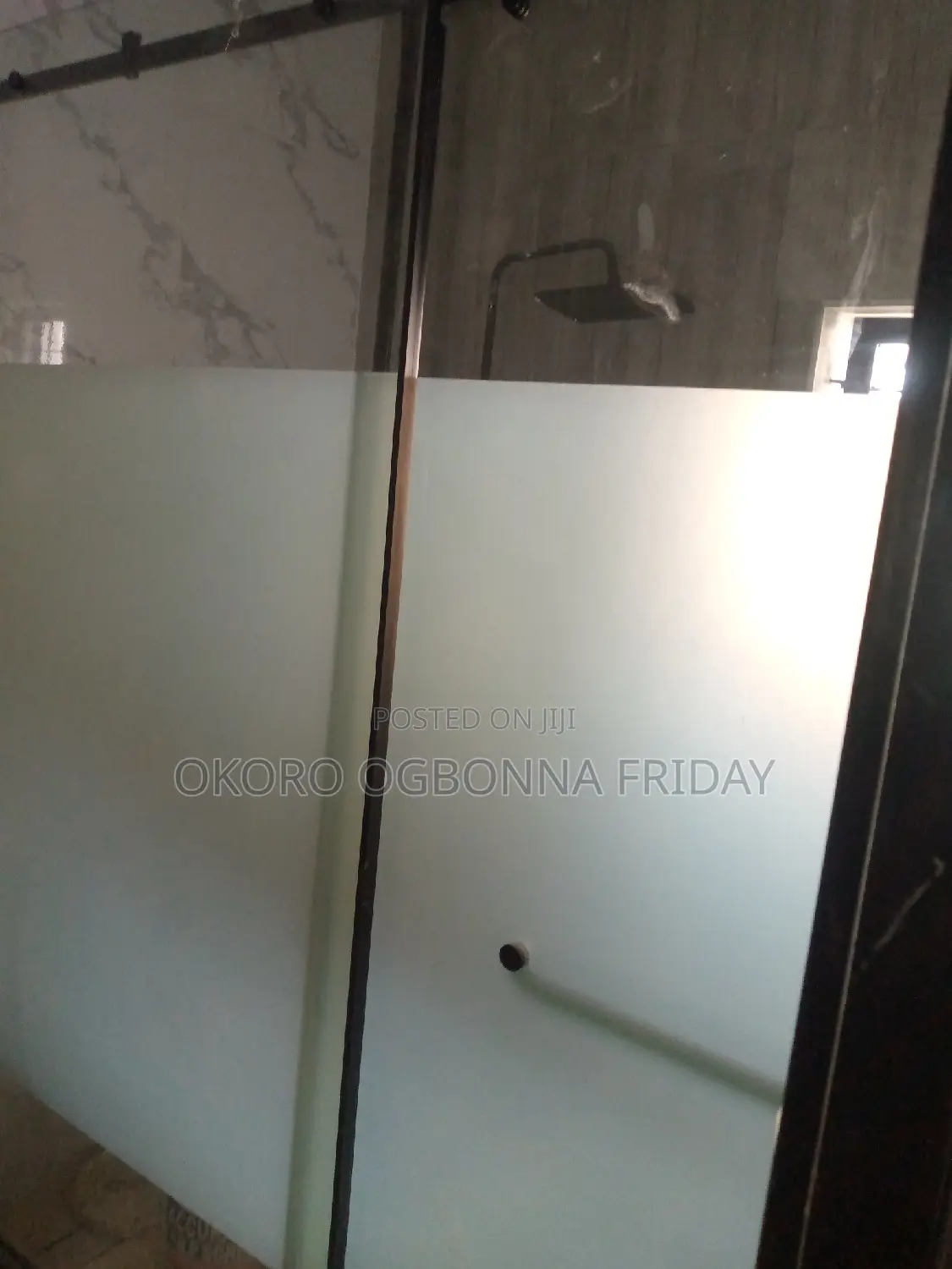 Decorated Shower Cubicle