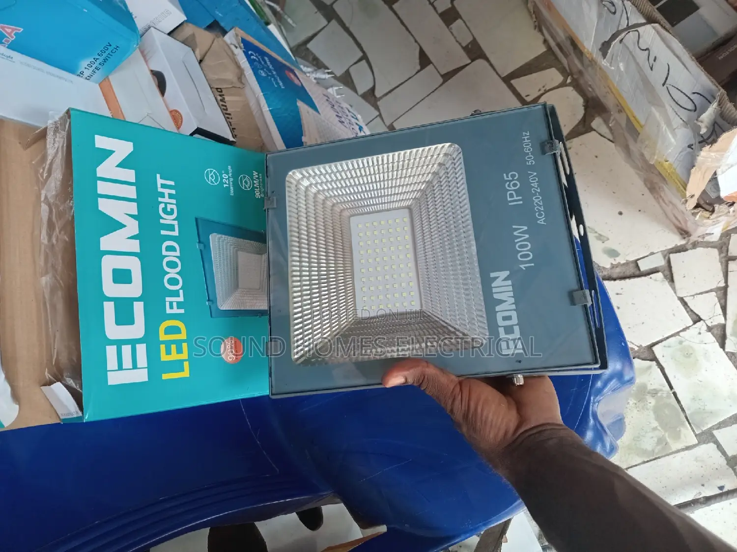 100w Ecomin Floodlight/ Security Lamp