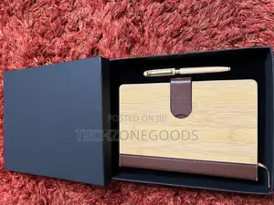 Executive Bamboo Notepad + Pen Gift Set
