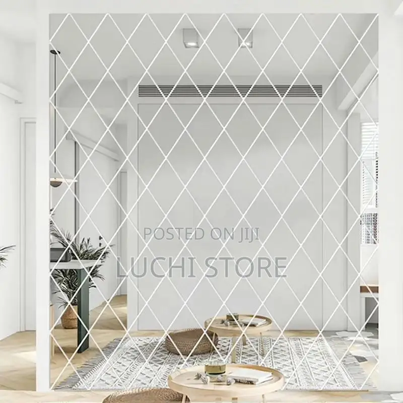 Acrylic Diamond Mirror Wall Sticker