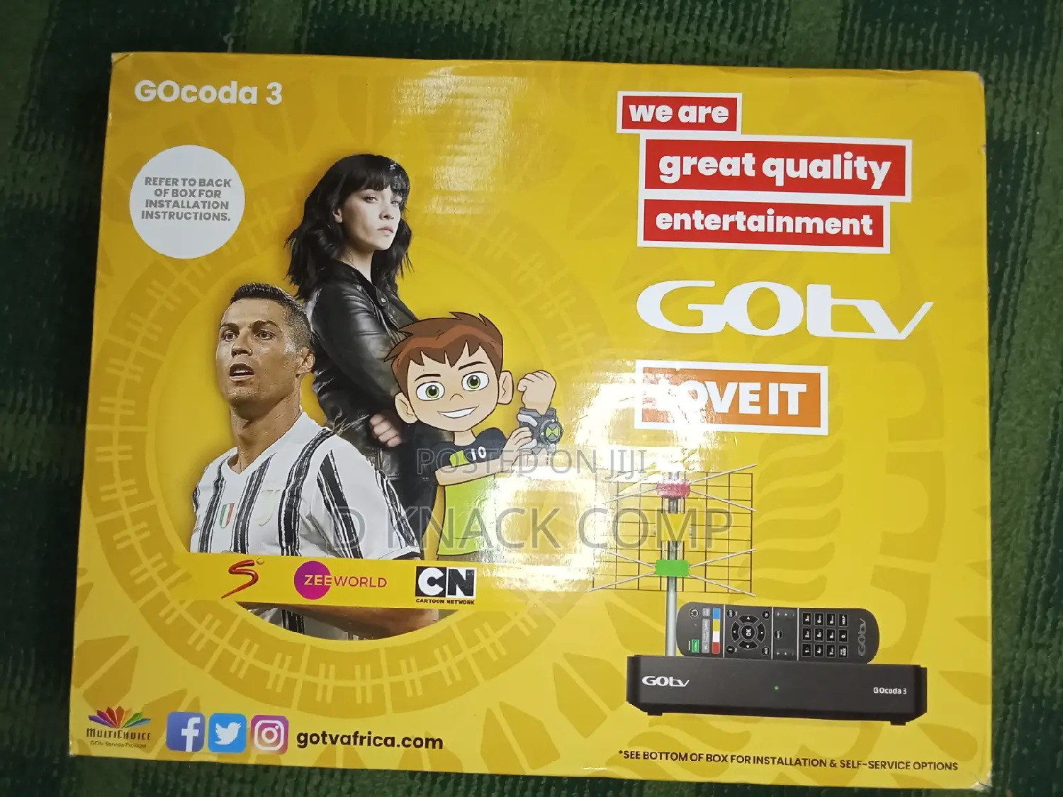 Gotv Complete Set Hd Decoder + Antenna