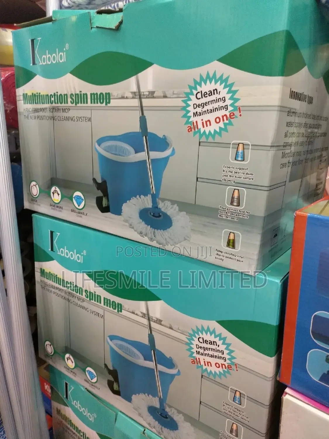Multifunction Spin Mop