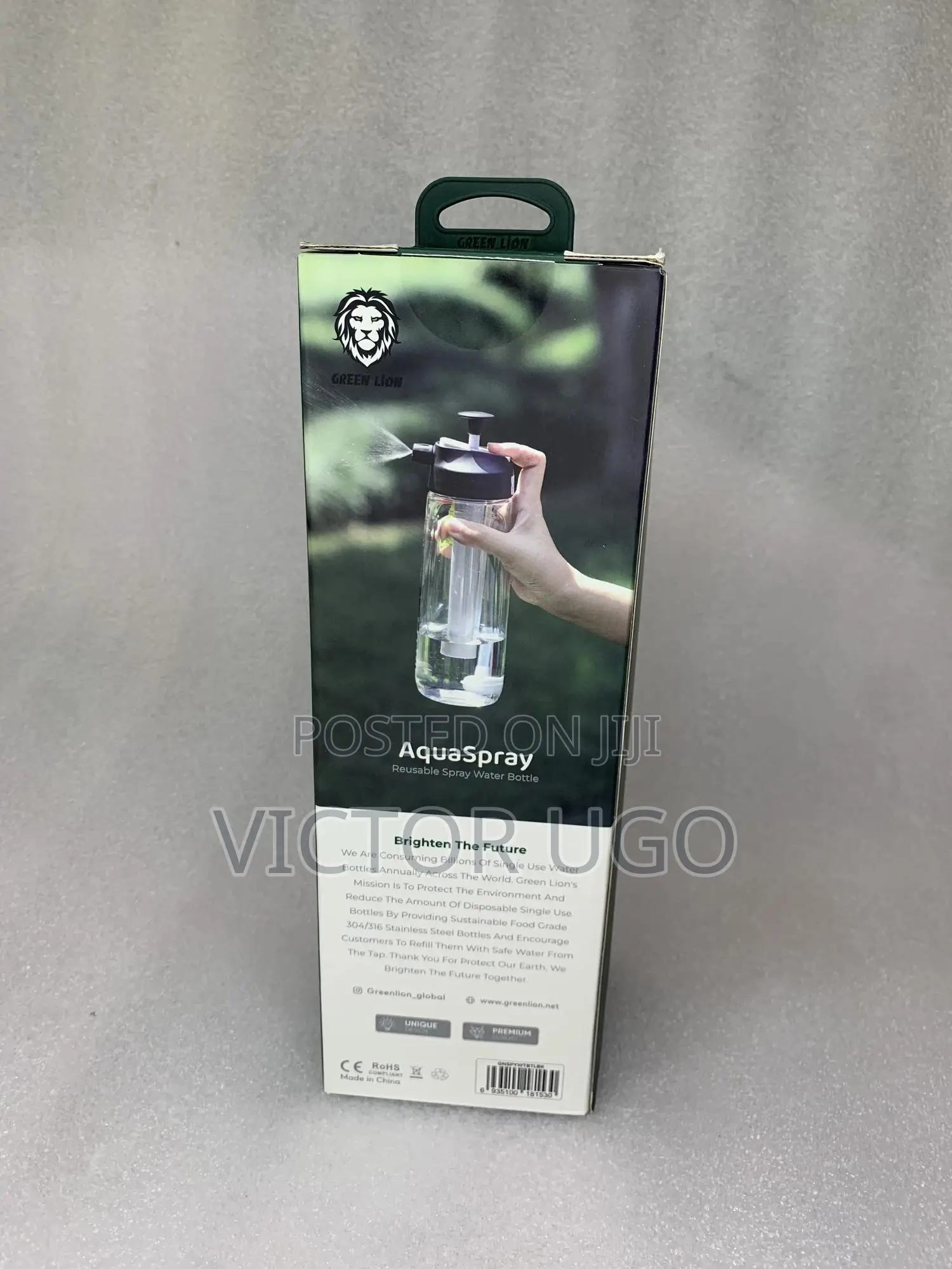 Aqua Spray Water Bottle