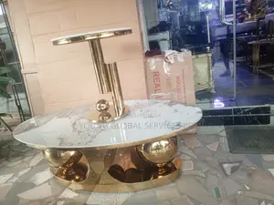 High Quality Center Table With 1 Side Stool Marble