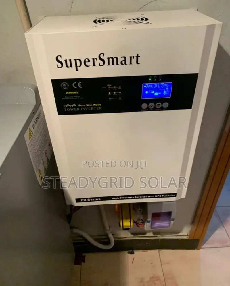 Solar Powered 10kva Inverter + 30kwh Lithium Battery Installation