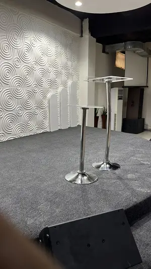 High Quality Single Pole Acrylic Pulpit for Church