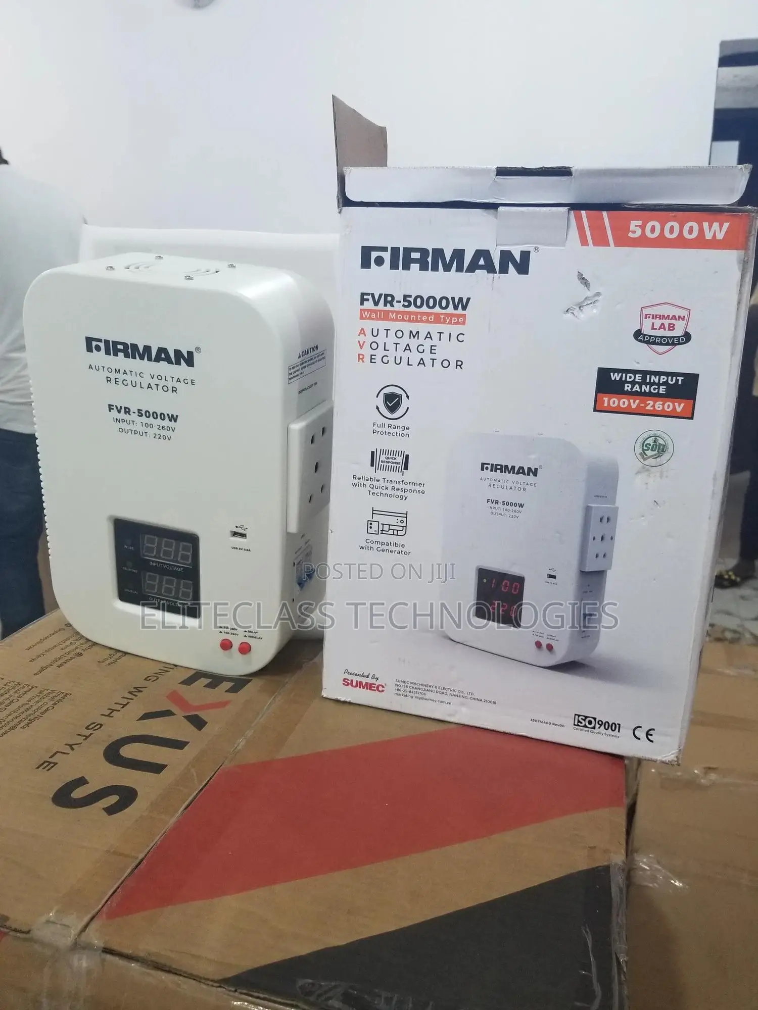 Firman 5000W Wall Mounted Stablizer-New.