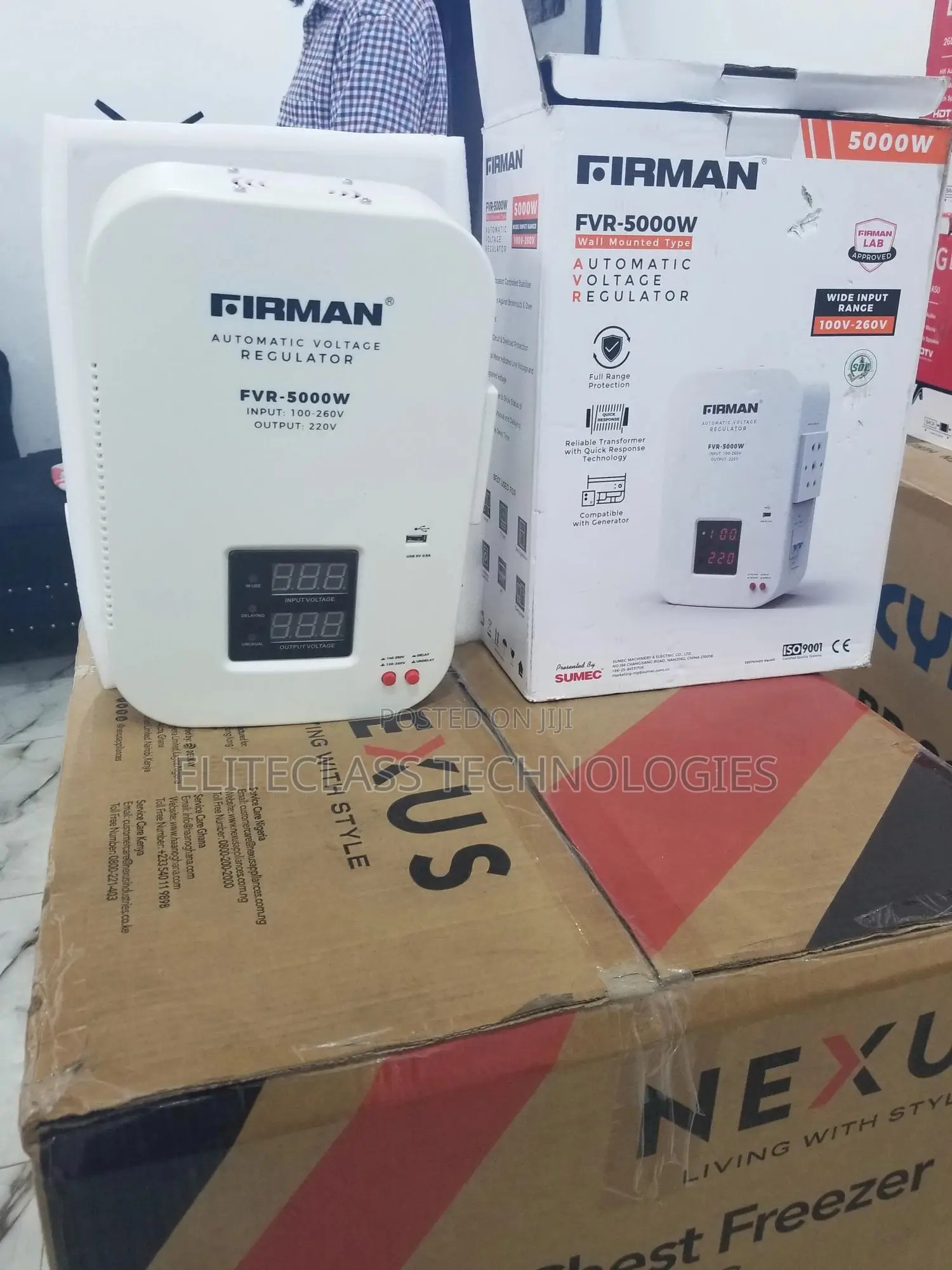 5000W Firman Wall Mounted Stablizer (New).