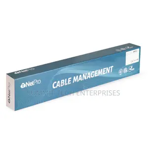 NETPRO 1U Cable Management Horizontal Cable 19-Inch Rack Mou