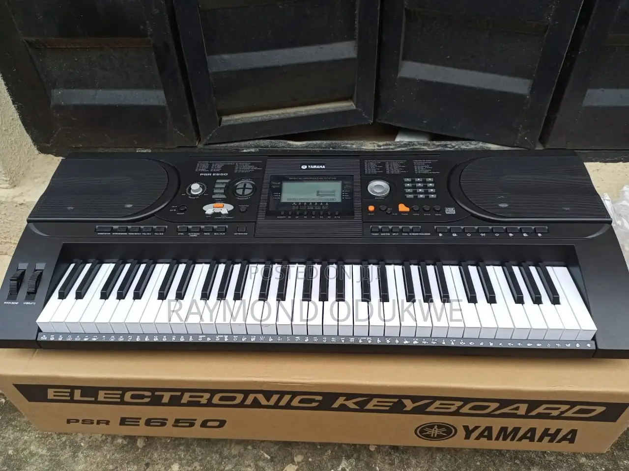 Yamaha PSR Keyboard Piano With Power Adapter