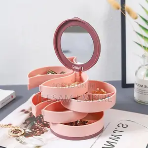Rotary Multi-Layer Jewelry Box