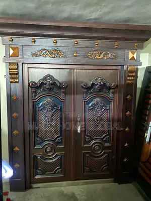 5ft by 7ft Copper Cast Door With Ark