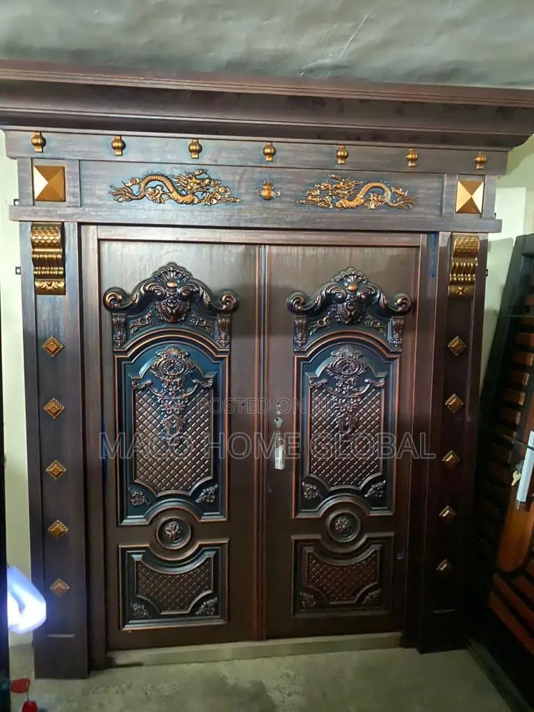 5ft by 7ft Copper Cast Door With Ark