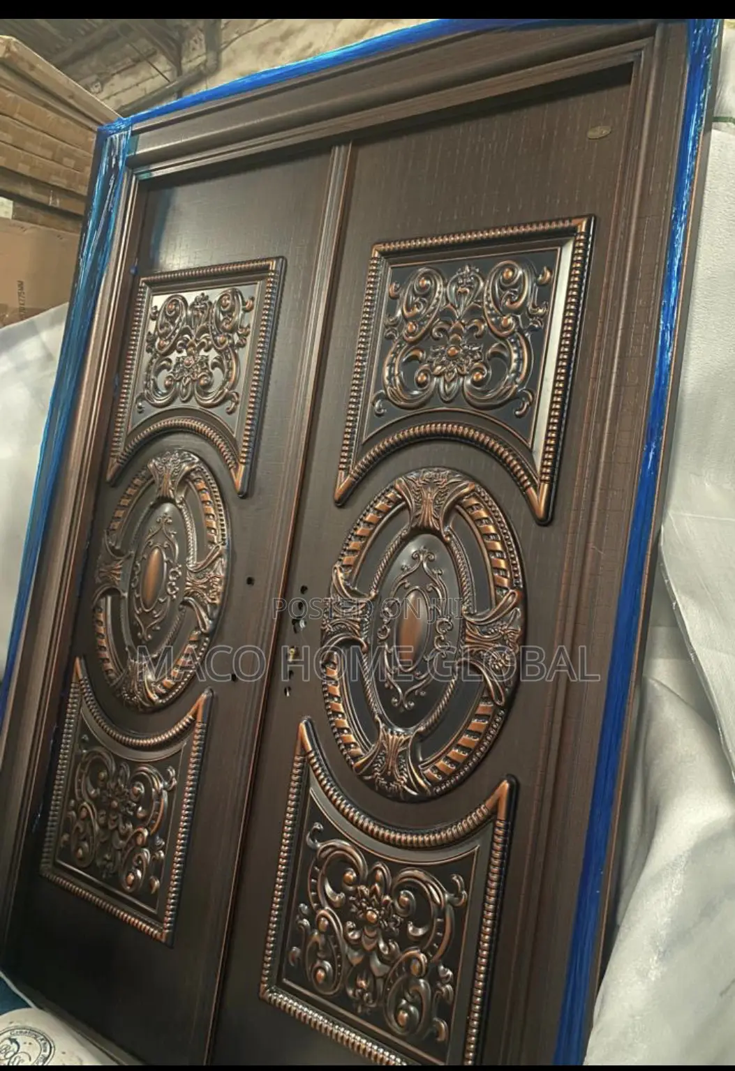 5ft By7ft Copper Cast Security Door