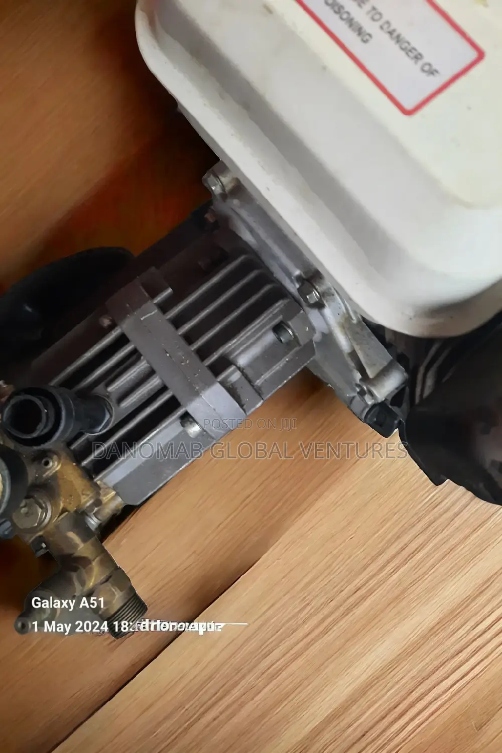 Honda High Pressure Washer With Triplex Plunger Pump