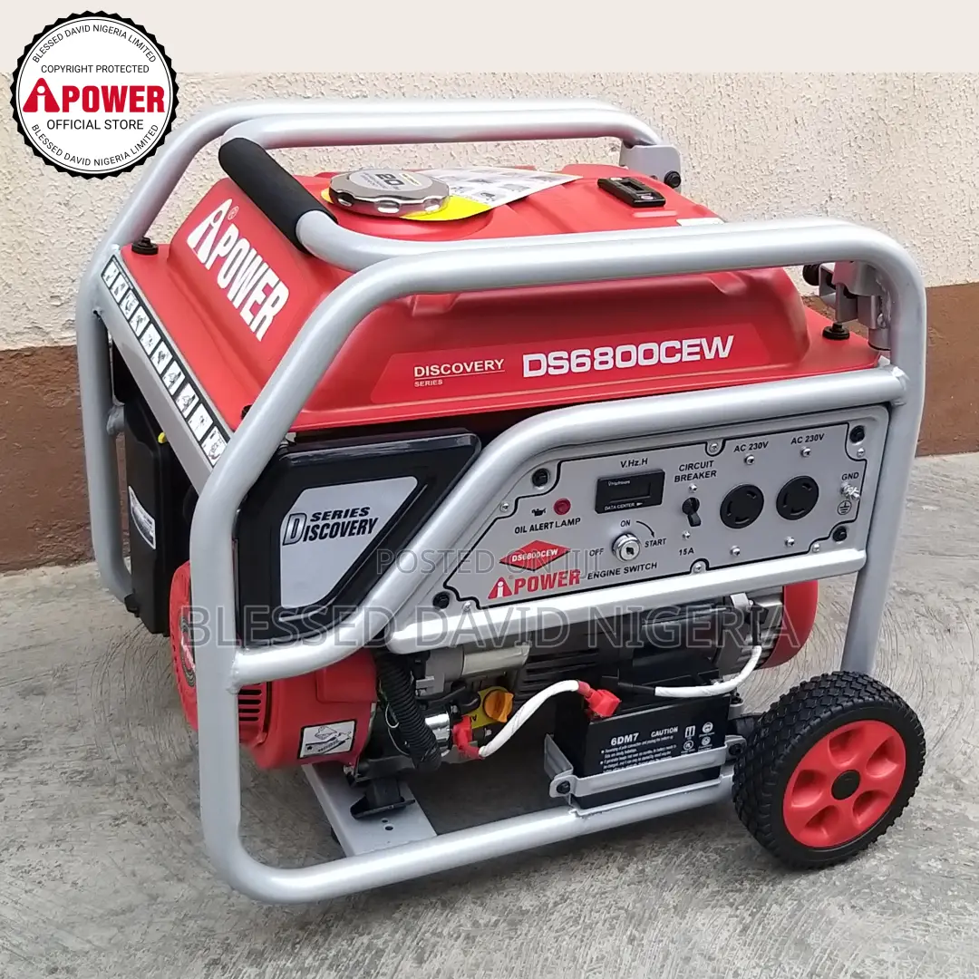 A-Ipower DS6800CEW, 4.0kva Key Starter Generator