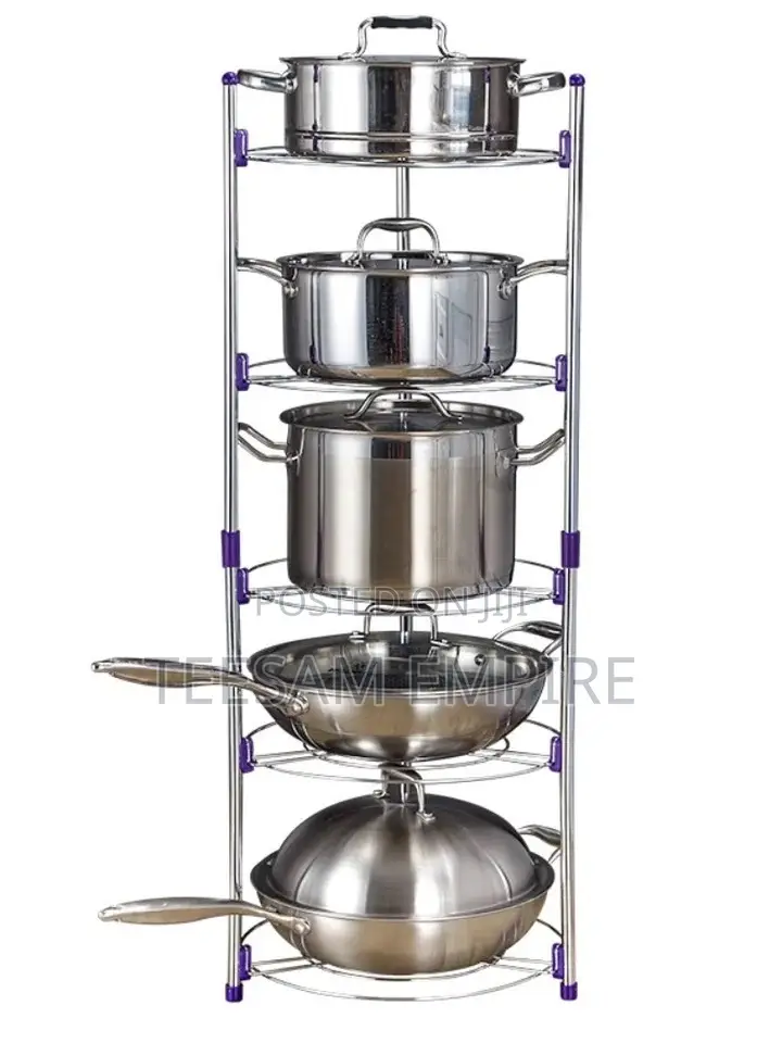 5-Layers Stainless Steel Pot Organizer