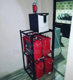 Solar Installation With Matrix Batteries