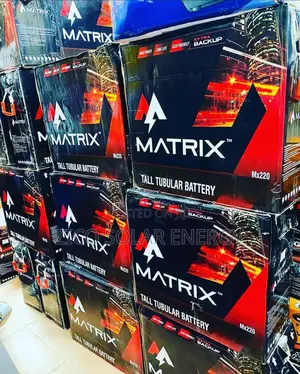 Solar Installation With Matrix Batteries