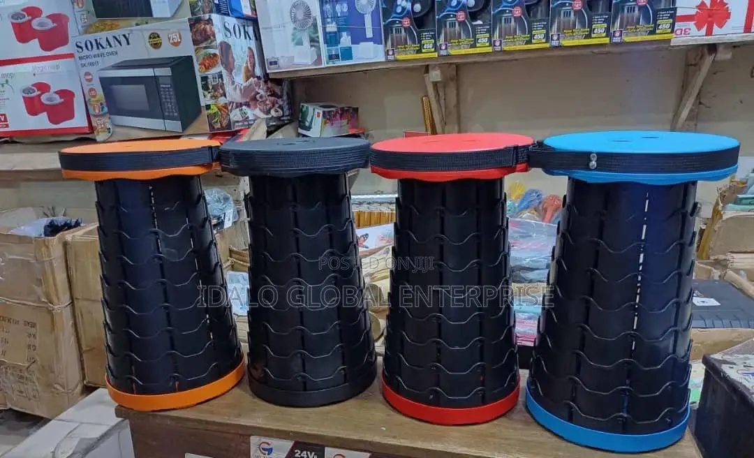 Portable Telescopic Stool (Adjustable and Collapsible)