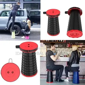 Portable Telescopic Stool (Adjustable and Collapsible)