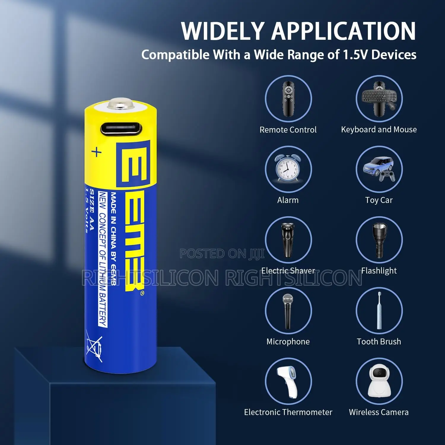 Usa 227 EEMB AA Batteries 4 Pack AA Rechargeable Batteries