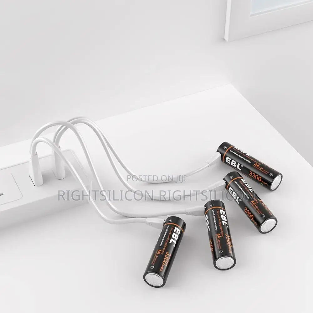 USA EBL 3300mwh Lithium AA Rechargeable Battery High Capacit