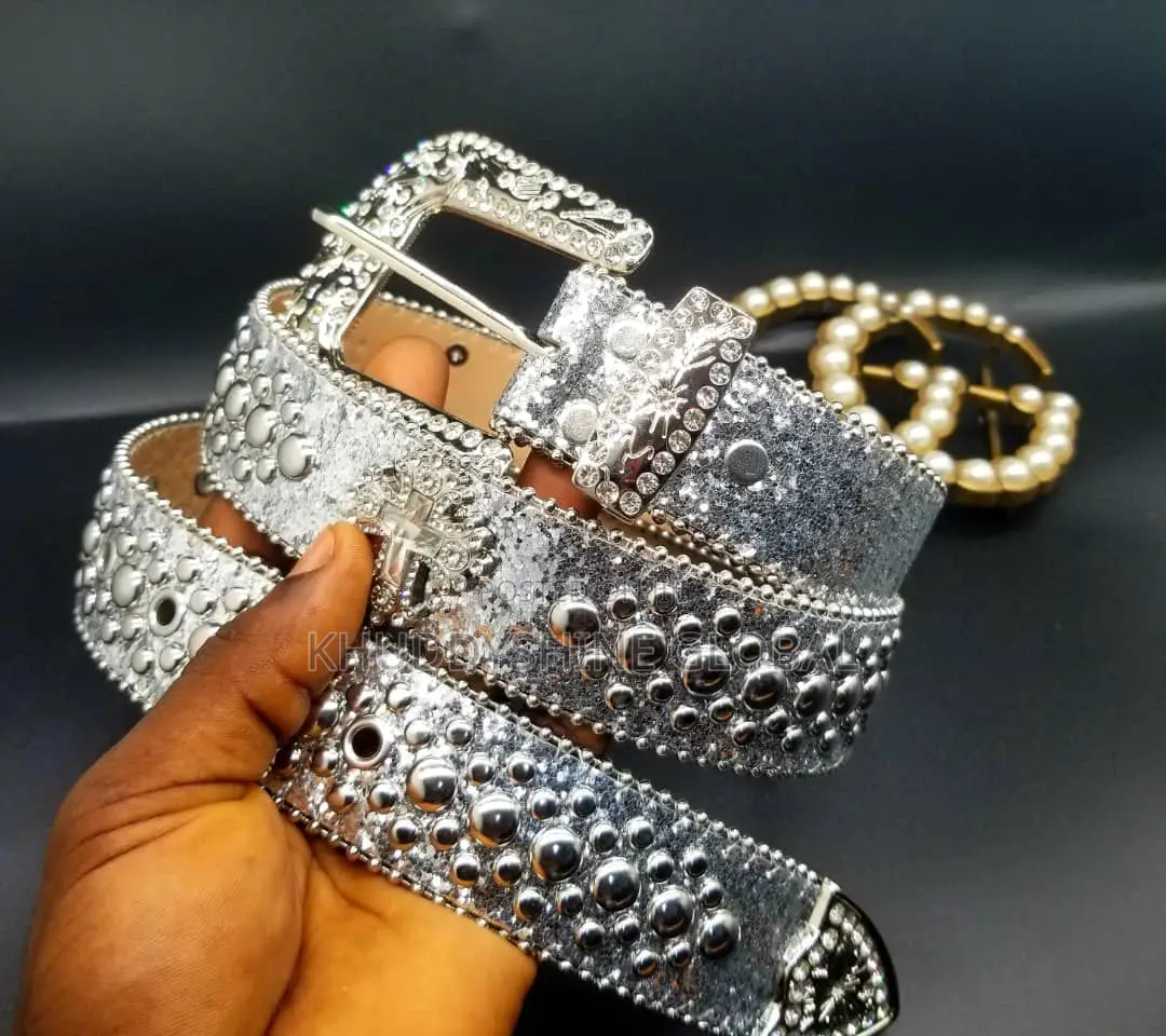 Xtreme Luxury Designer Crystal Belt Uni Punk Diamond